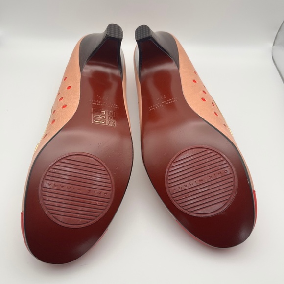 CHIE MIHARA Poker dot leather shoes  NEW IN BOX - Picture 7 of 9